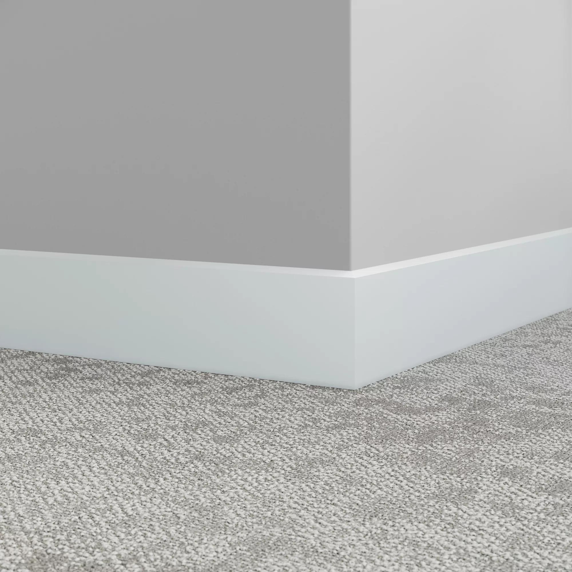 Millwork Wall Finishing System - MW VN1 FS Exhibit 4-1/4" #VN1 White Slipper - Wall Base 8' (Pack of 8)