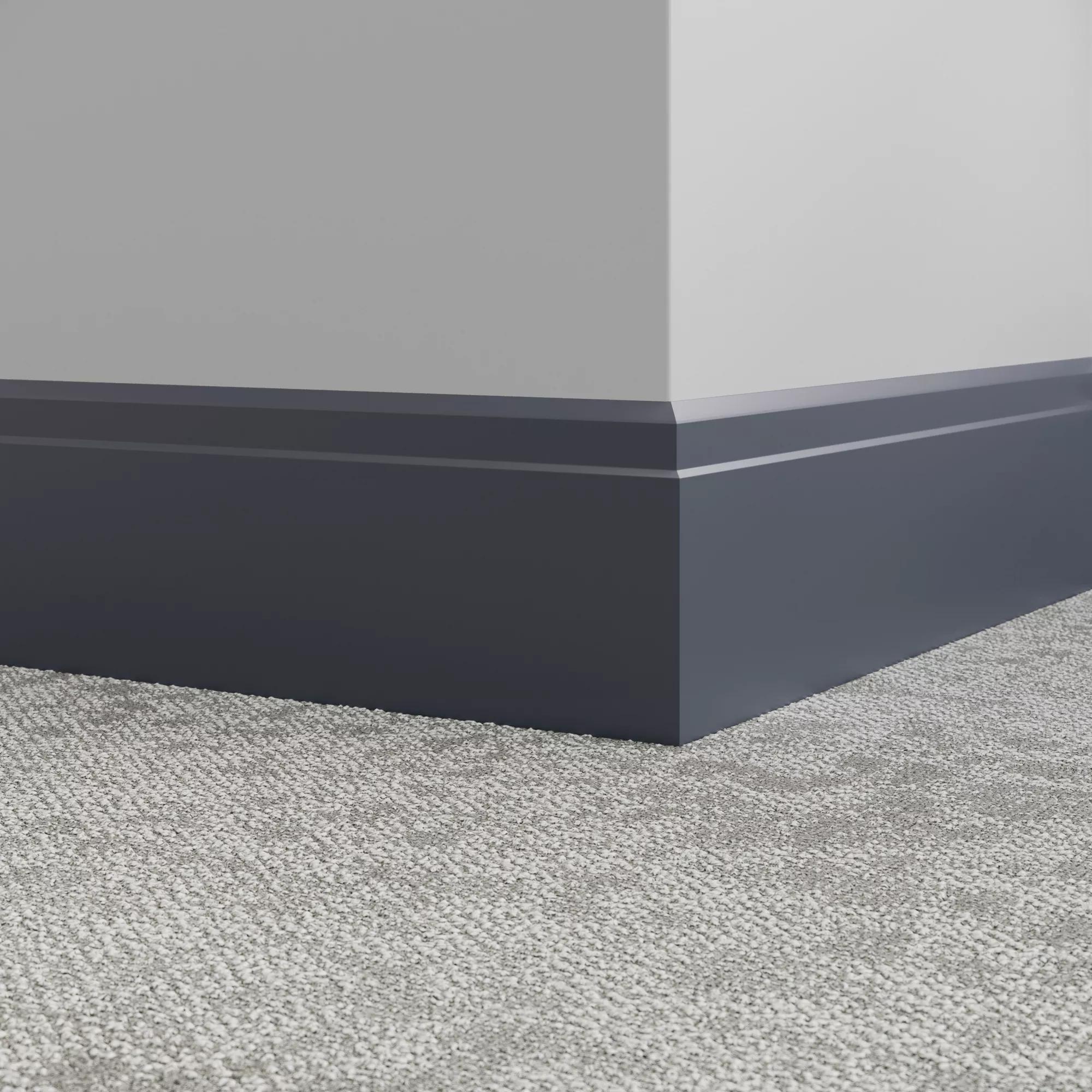 Millwork Wall Finishing System - MW TH2 X62 Ledge 6" #TH2 Blue Intensity - Wall Base 8' (Pack of 5)