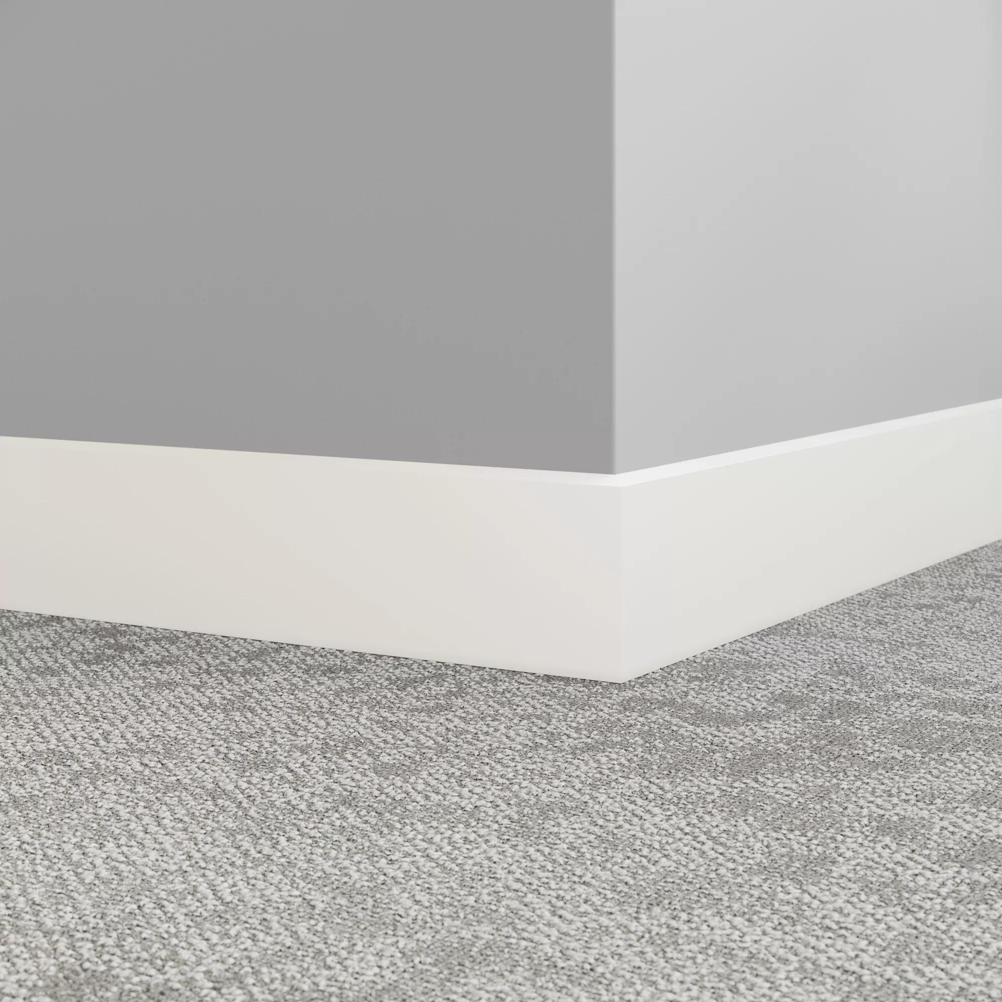 Millwork Wall Finishing System - MW TG1 FS Exhibit 4-1/4" #TG1 Snowbound - Wall Base 8' (Pack of 8)