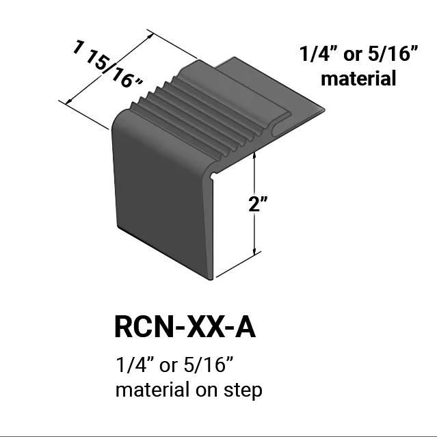 Vinyl Stair Nose #TA4 Gateway 1/4" (6 mm) x 1-15/16" x 12'