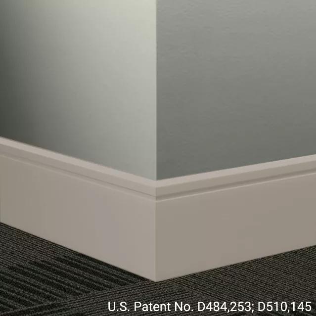 Millwork Wall Finishing System - MW 121 F8 Reveal 8" #121 Cement - Wall Base 8' (Pack of 4)