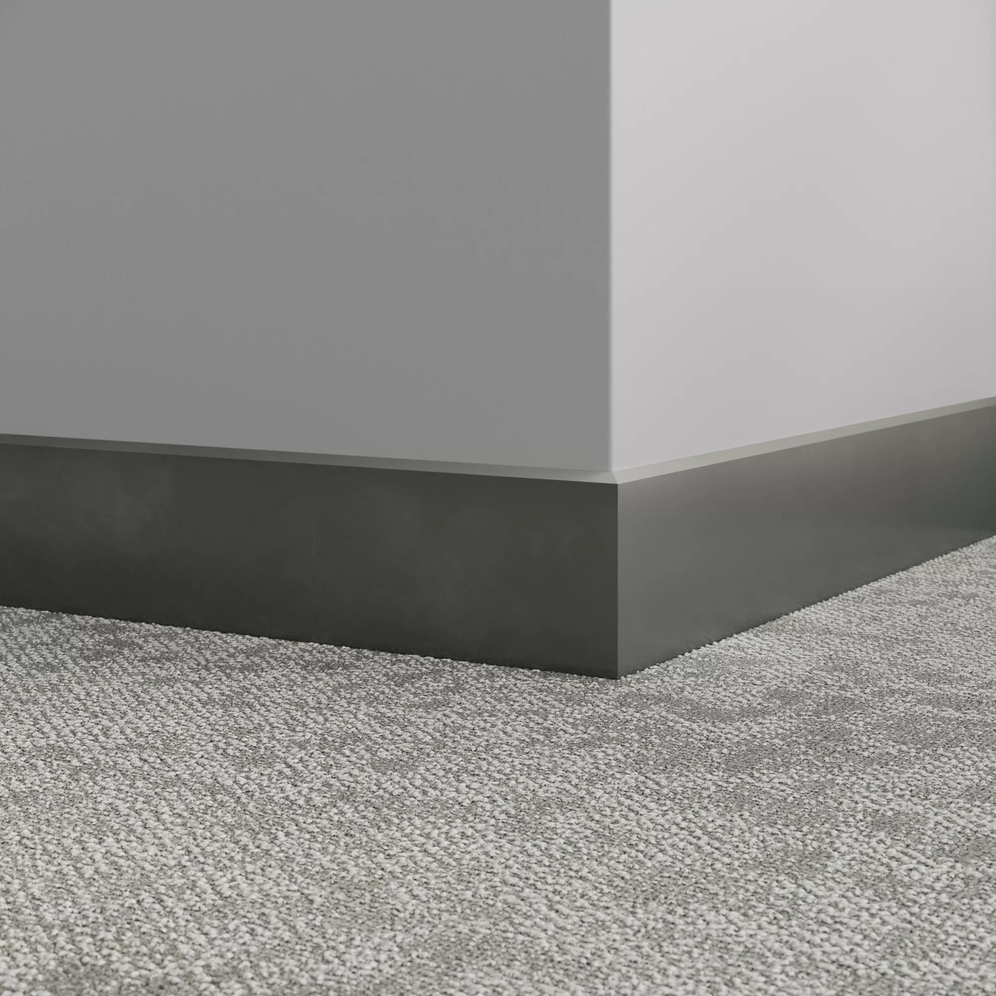 Millwork Wall Finishing System - MW 82 FS Exhibit 4-1/4" #82 Black Pearl - Wall Base 8' (Pack of 8)