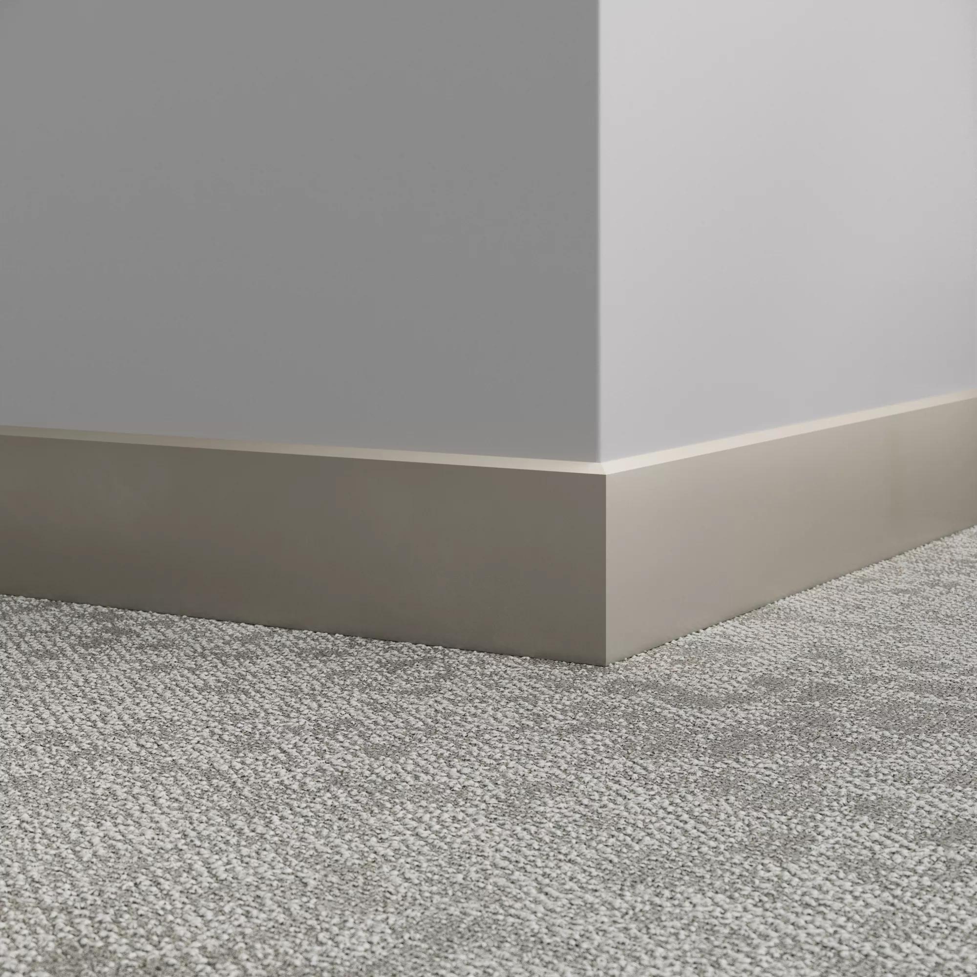 Millwork Wall Finishing System - MW 179 FS Exhibit 4-1/4" #179 Steel - Wall Base 8' (Pack of 8)