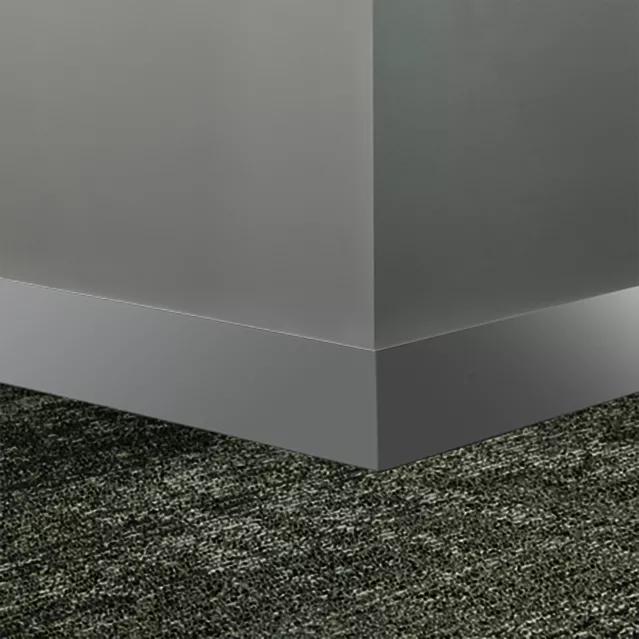 Millwork Wall Finishing System - MW 38 S25 Monument 2-1/2" #38 Pewter - Wall Base 8' (Pack of 8)