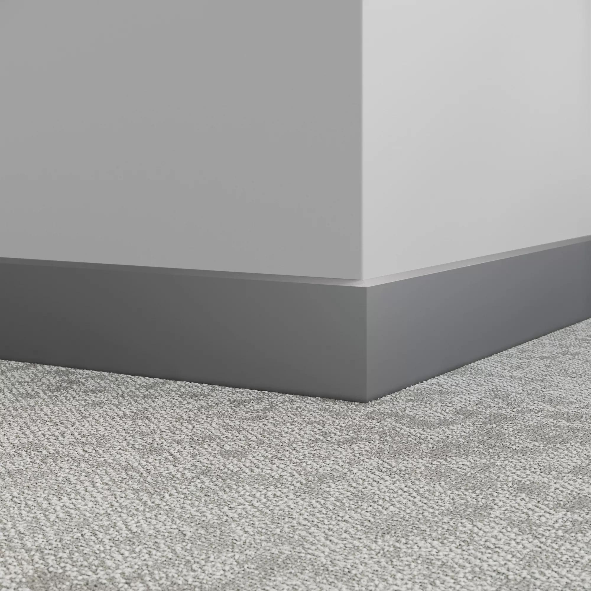 Millwork Wall Finishing System - MW 20 FS Exhibit 4-1/4" #20 Charcoal - Wall Base 8' (Pack of 8)