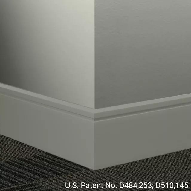 Millwork Wall Finishing System - MW VM4 F6 Reveal 6" #VM4 Green Smoke - Wall Base 8' (Pack of 8)