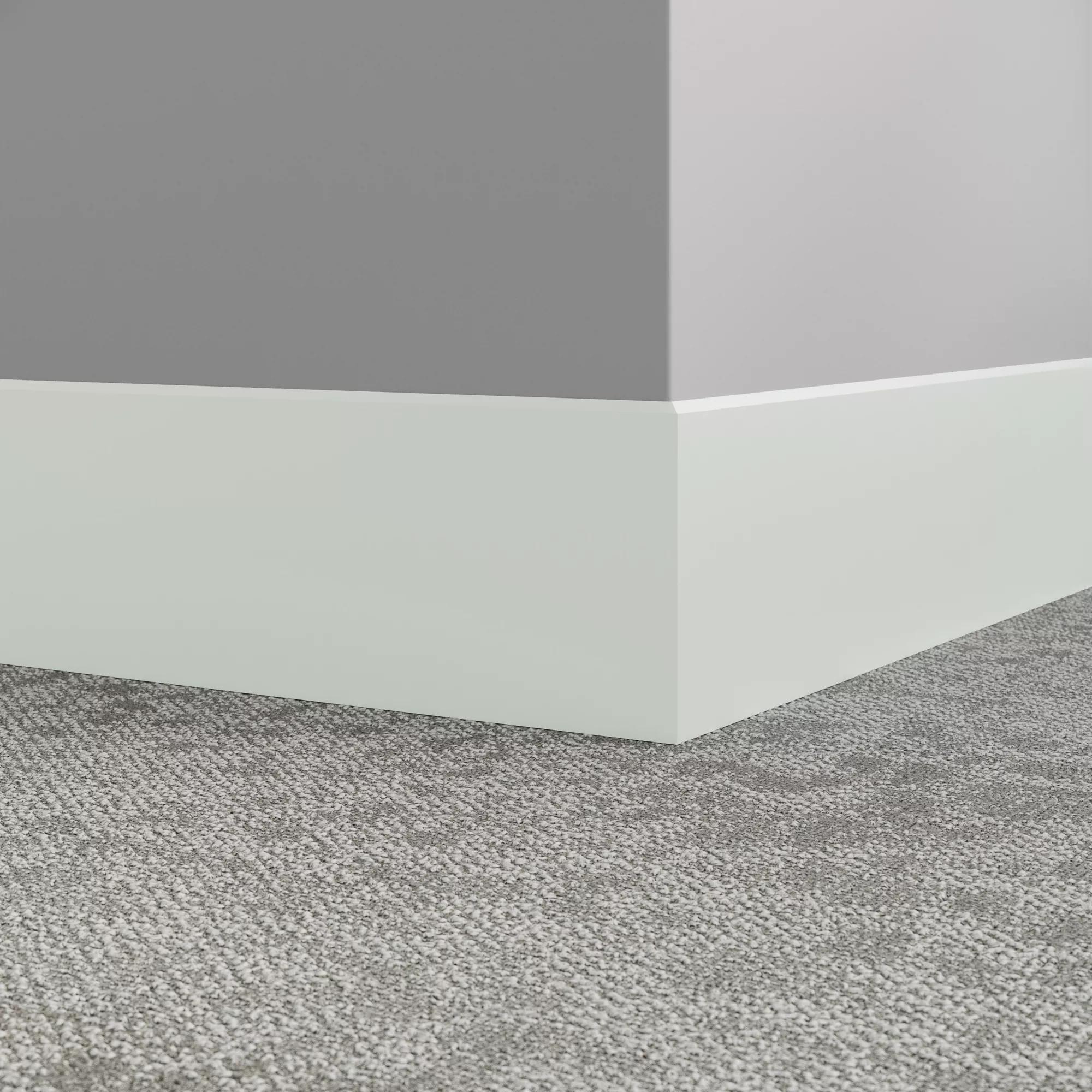 Millwork Wall Finishing System - MW 50 FS6 Exhibit 6" #50 White - Wall Base 8' (Pack of 8)