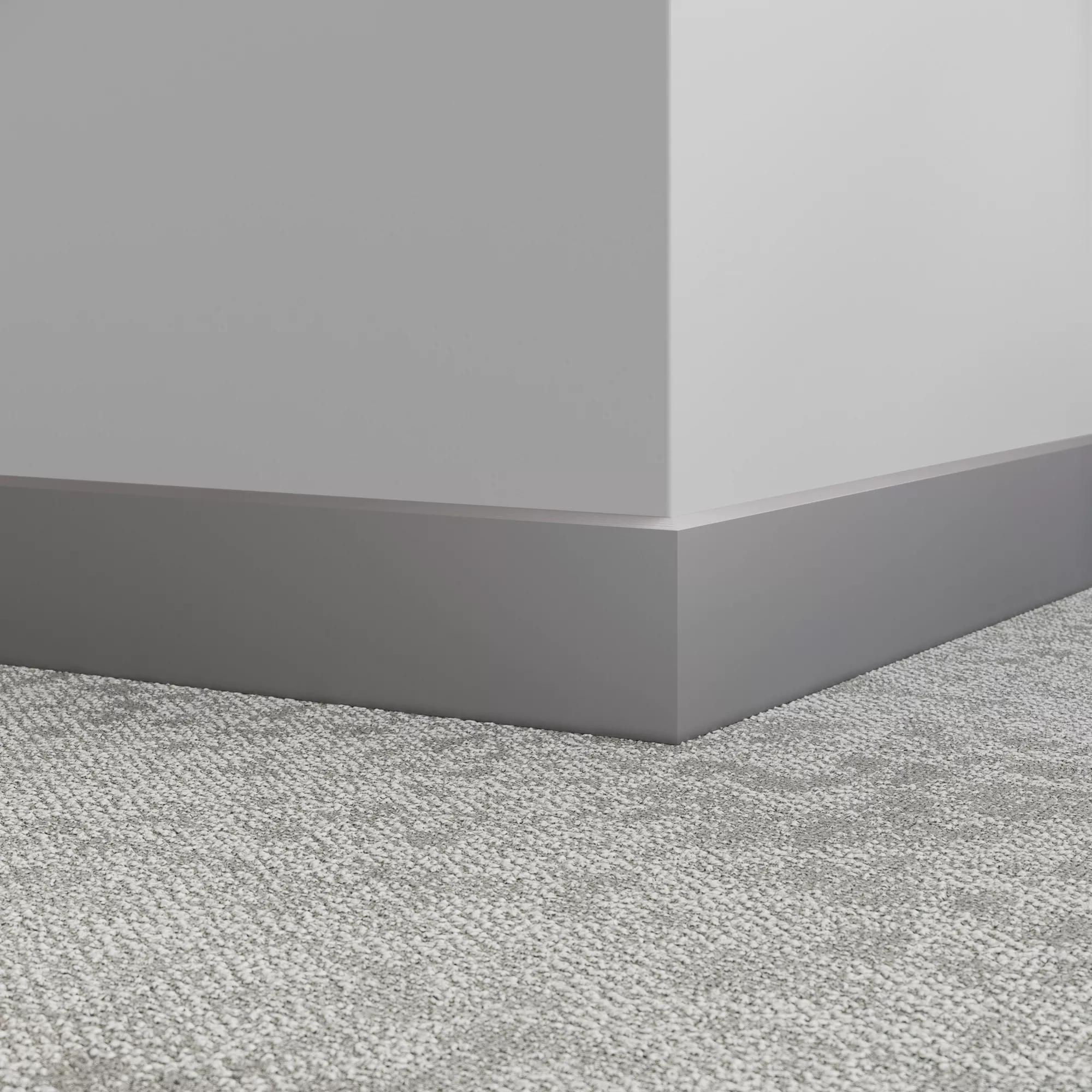 Millwork Wall Finishing System - MW 48 FS Exhibit 4-1/4" #48 Grey - Wall Base 8' (Pack of 8)