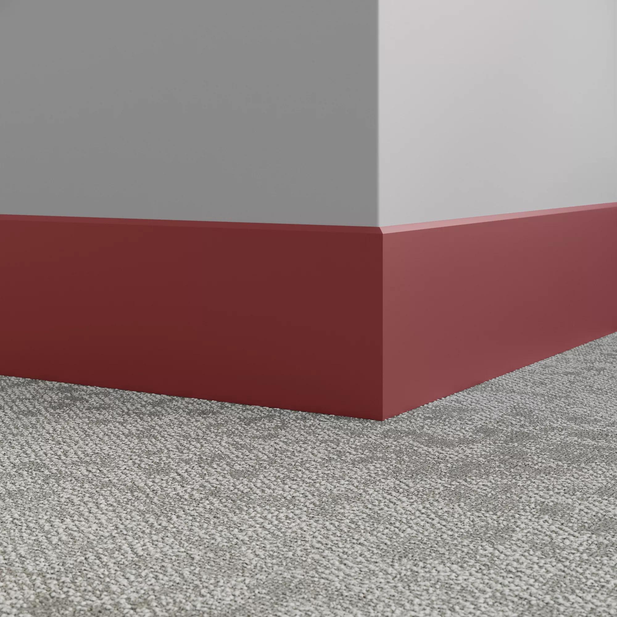 Millwork Wall Finishing System - MW TB6 FS6 Exhibit 6" #TB6 Flame - Wall Base 8' (Pack of 8)