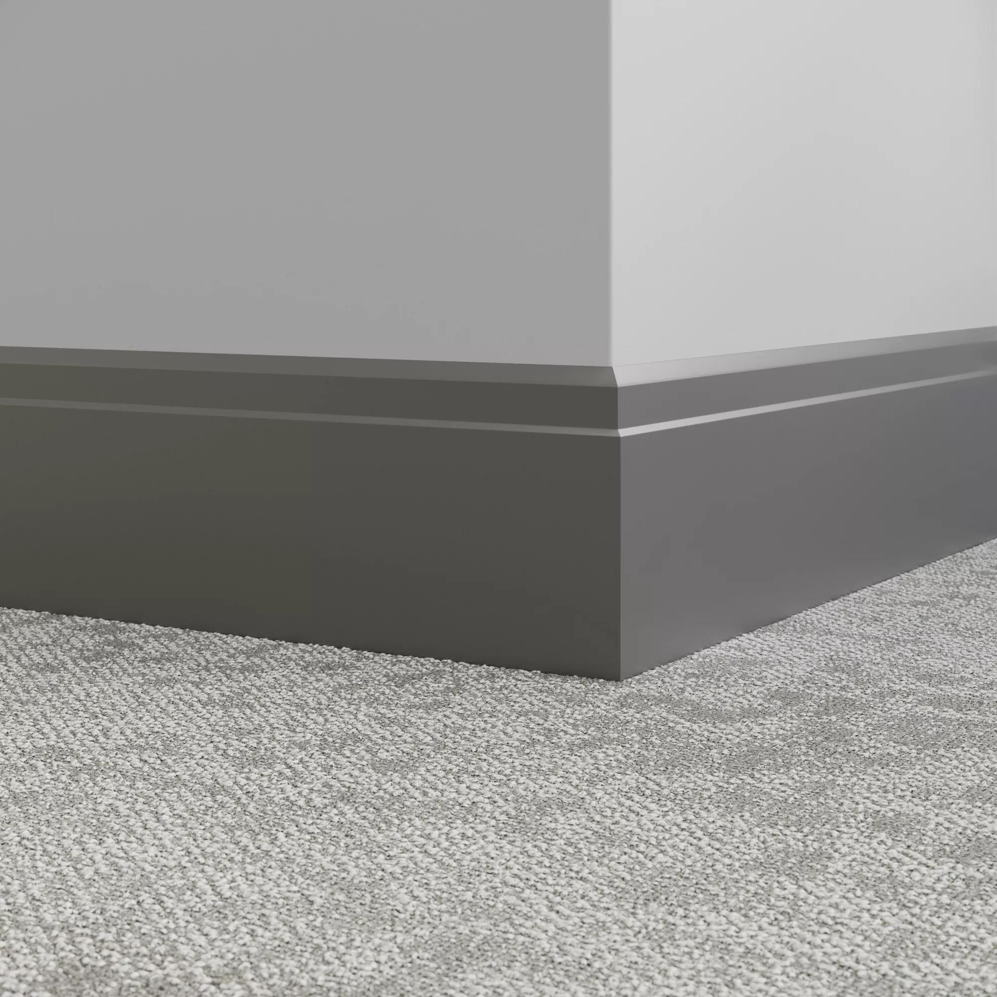 Millwork Wall Finishing System - MW 20 X62 Ledge 6" #20 Charcoal - Wall Base 8' (Pack of 5)