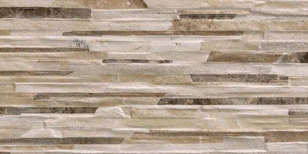 Floor Tiles Bits & Pieces Warm Splitface 12" x 24"