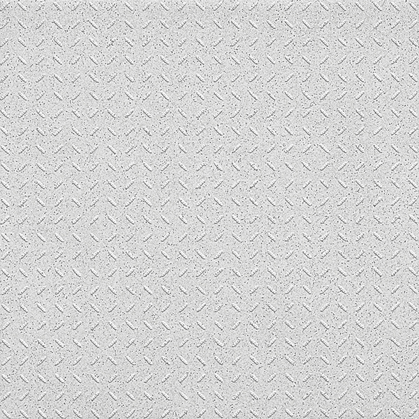 Security Tactile Tile Dotti White Grey Matte Rondo 8" x 8"