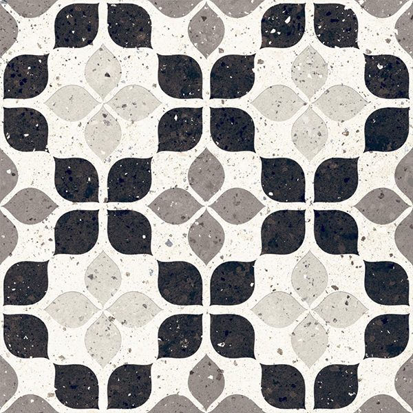 Floor Tiles Frammenti Bianco Fiore Natural 8" x 8"