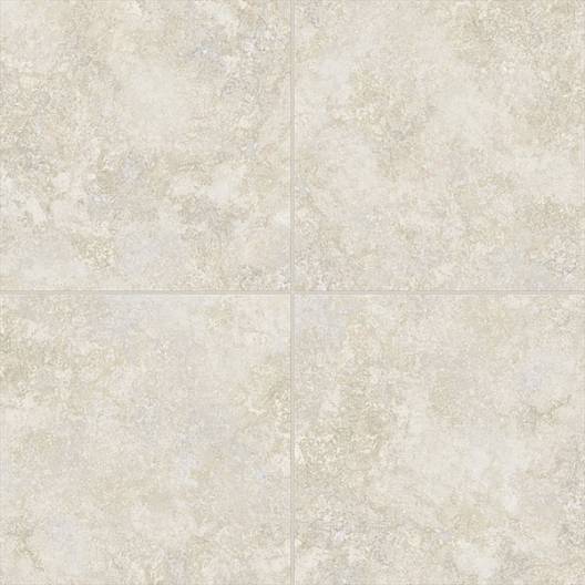 Vinyl Tile UltraCeramic by American Biltrite Fine Travertine White 18" x 18"