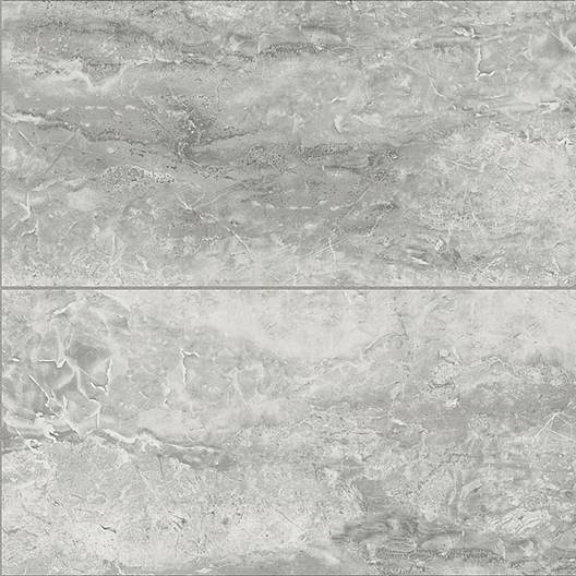 Vinyl Tile UltraCeramic by American Biltrite Spa Marble Light Grey 12" x 24"