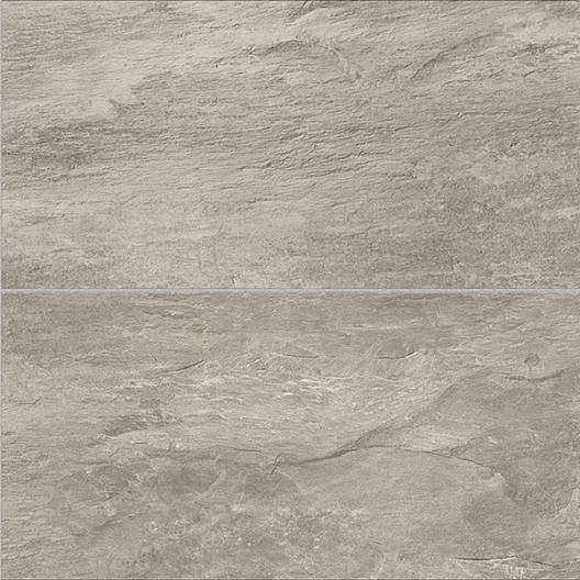 Vinyl Tile UltraCeramic by American Biltrite Urban Slate Stone Grey 12" x 24"