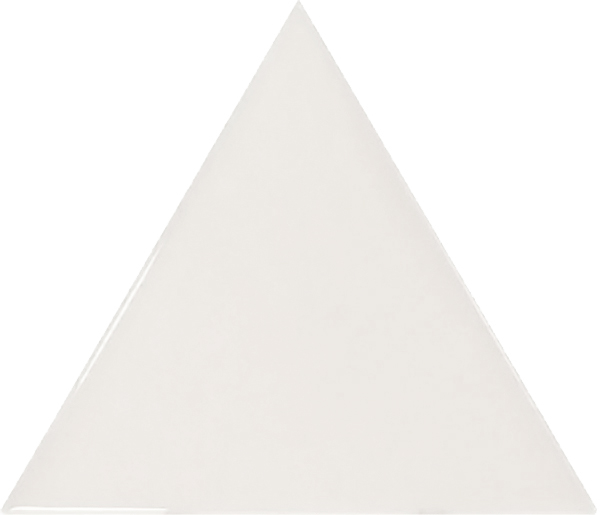Wall Tiles Scale Triangolo Light Grey Glossy 4-1/2" x 5"