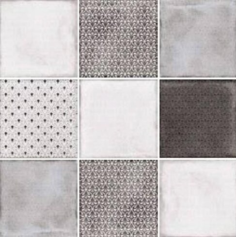 Wall Tiles Splendours Royal Grey Glossy 6" x 6"