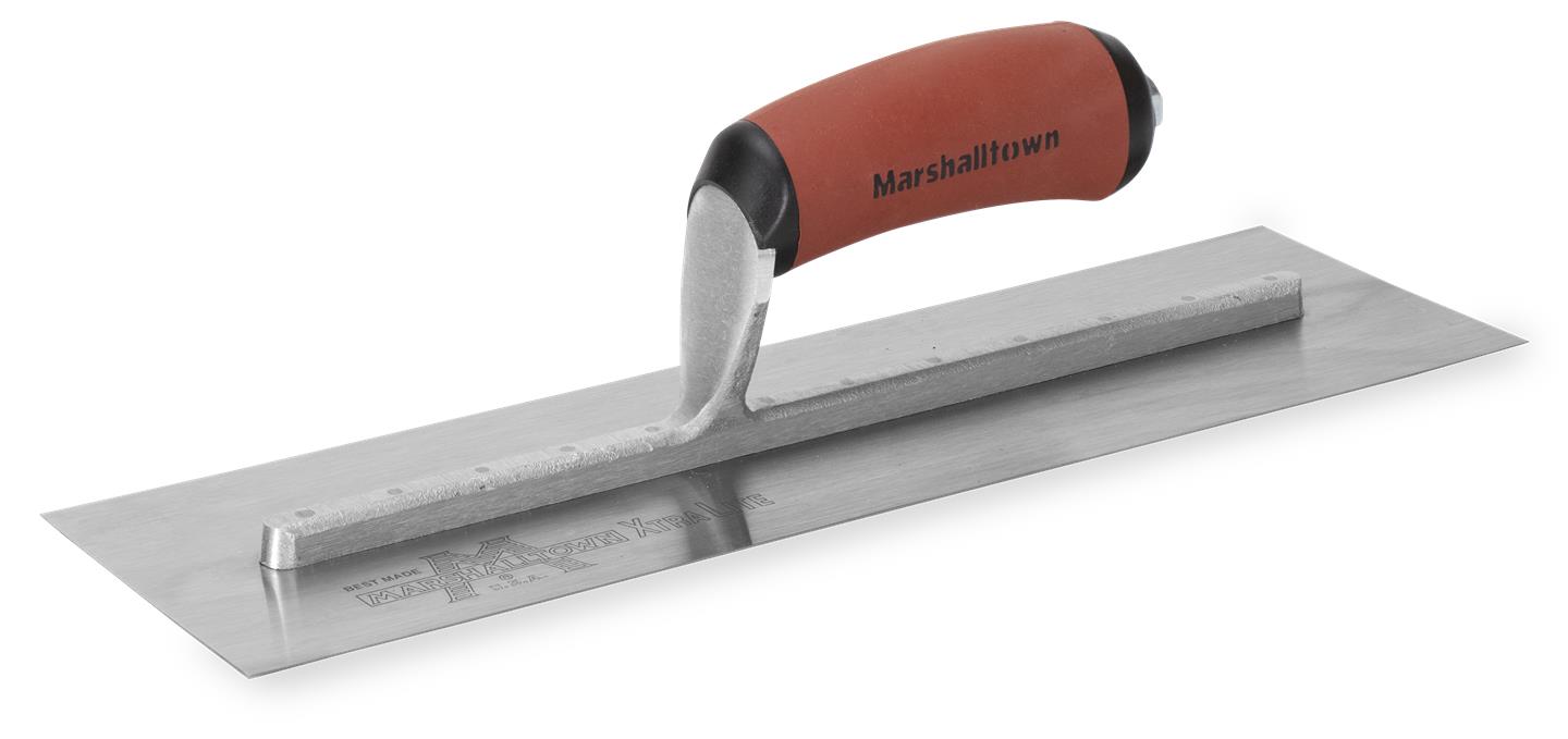 Finishing Trowel DuraSoft Curved Handle 4" x 14"