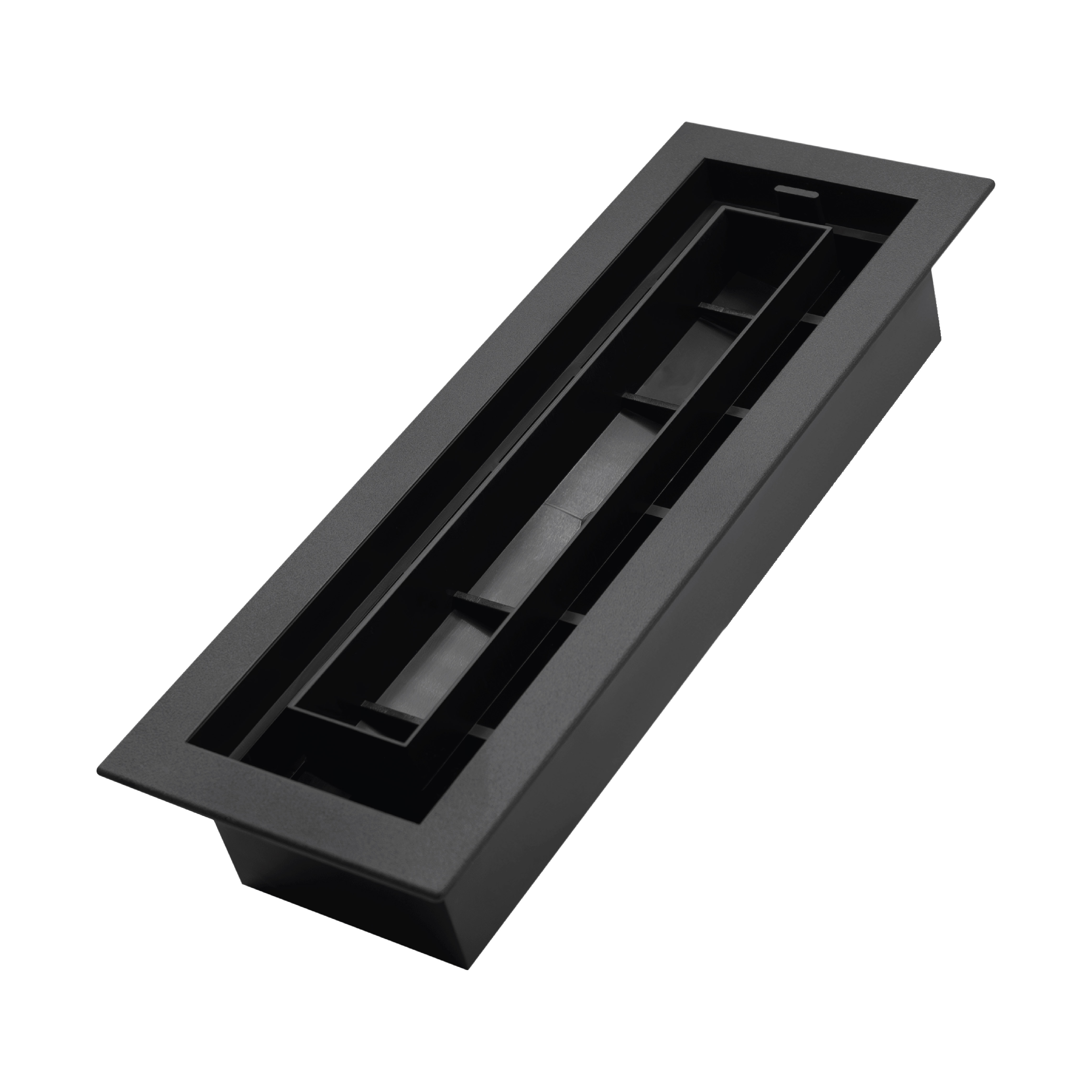 Floor Vent Drop-In Series Textured Black 3" x 10"