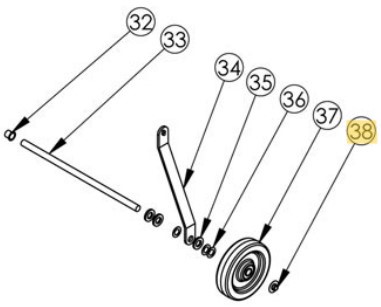 Cap Nut Push-on 1/2" for HEX1BFRHD