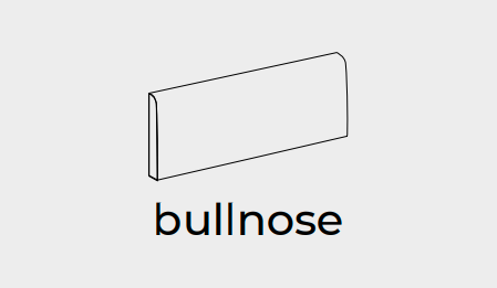 Bullnose Tile Edge Trim Carrara Carrara 1" x 6" (Pack of 18)