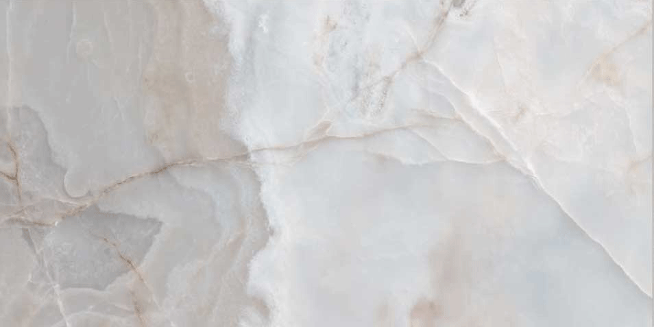 Floor Tiles Reves Bleu Glossy 12" x 24"