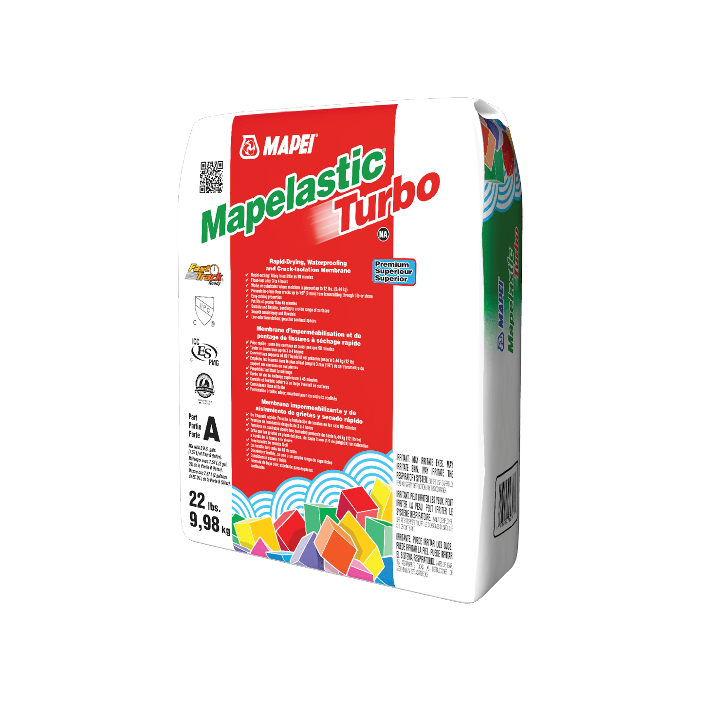 Mapelastic Turbo Liquid Waterproofing Membrane Part A - 22 lb