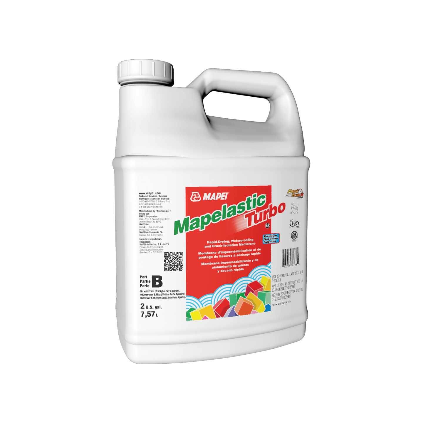 Mapelastic Turbo Liquid Waterproofing Membrane Part B - 7.56 L
