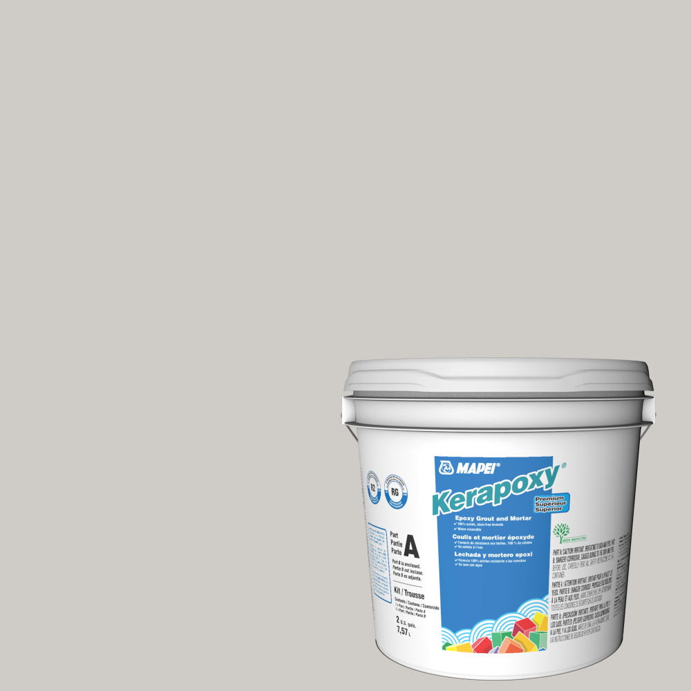 Kerapoxy CQ Premium Epoxy Grout with Color-Coated Quartz - #77 Frost - 7.57 L