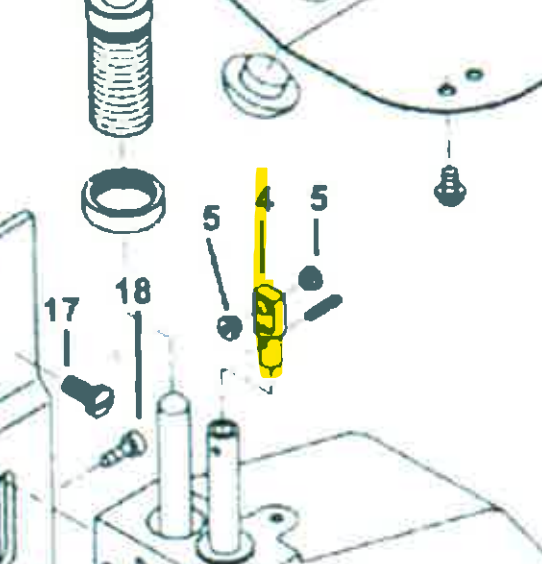 Replacement Needle Bar Thread Guide for Millennium 2000 Carpet Binder