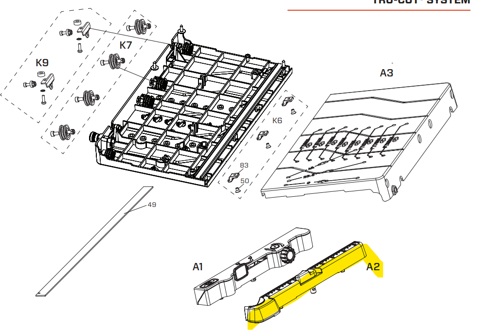 Standard Fence (Inch System) for iQ228CYLCONE