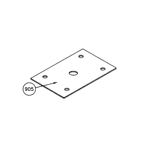 Eddy Floor Tools Tapis de caoutchouc pour S3000 12" x 18" FloorBox