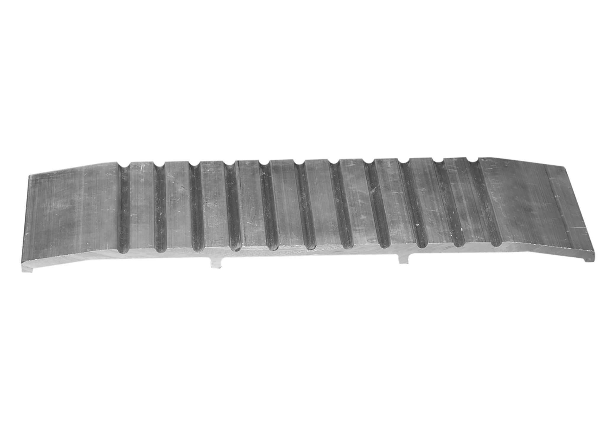 Aluminum Low Saddle-Type Threshold Drilled Center Mill Finish 1/2" x 6" x 12'