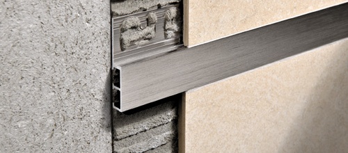 Listel Profinlist 20 Brushed Polished Aluminium Titanium