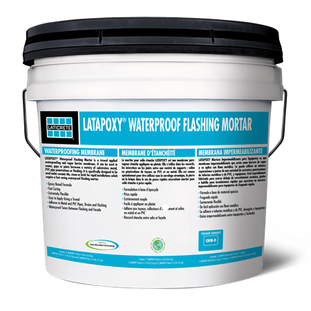 Latapoxy Waterproof Flashing Mortar White Kit 3.5 gal