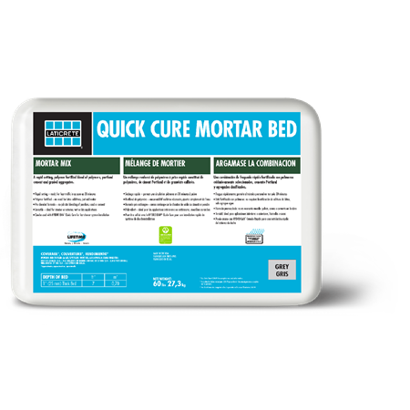 Quick Cure Mortar Bed Grey 60 lb