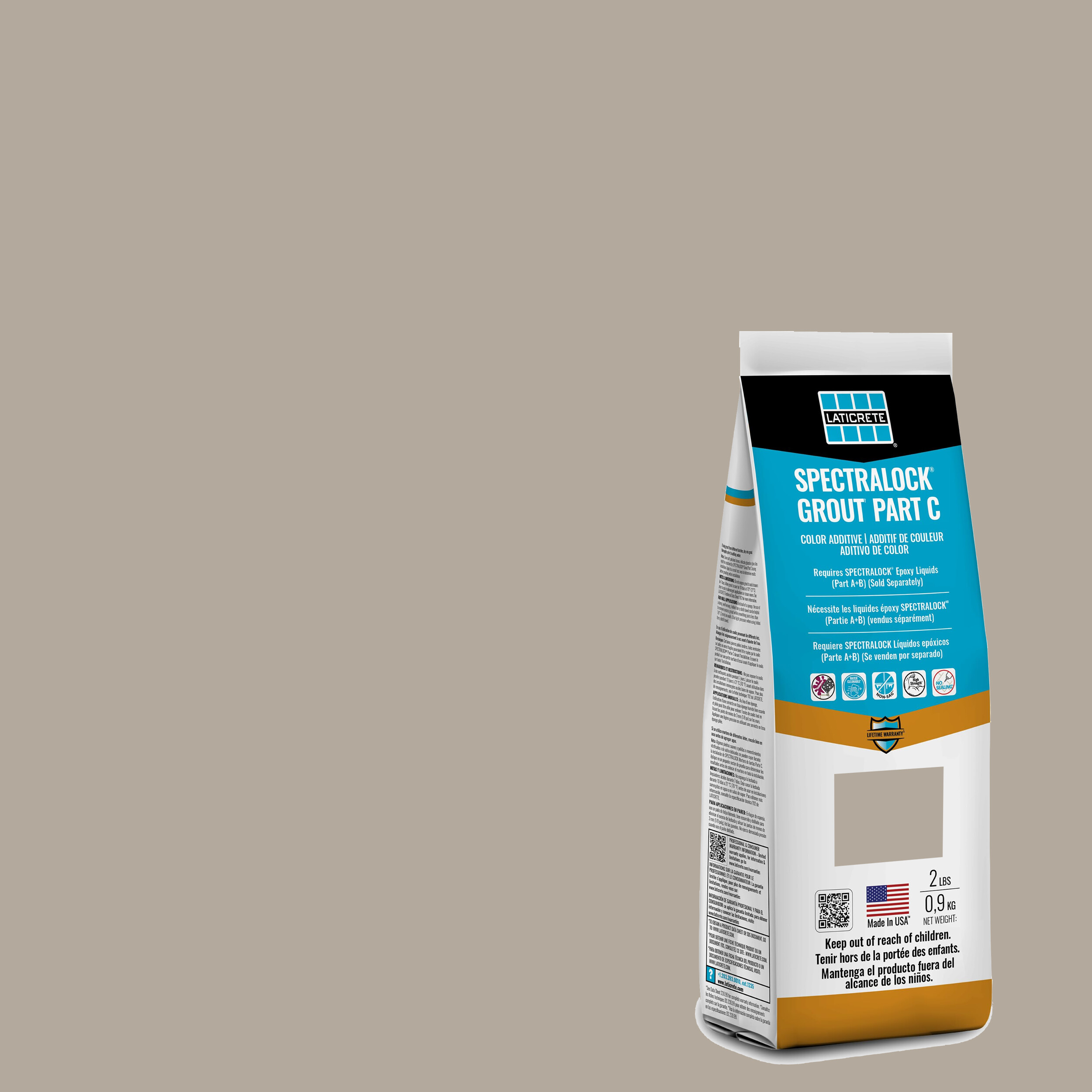 Spectralock Pro Premium Grout Part C Colored Powder #27 Hemp 2 lb