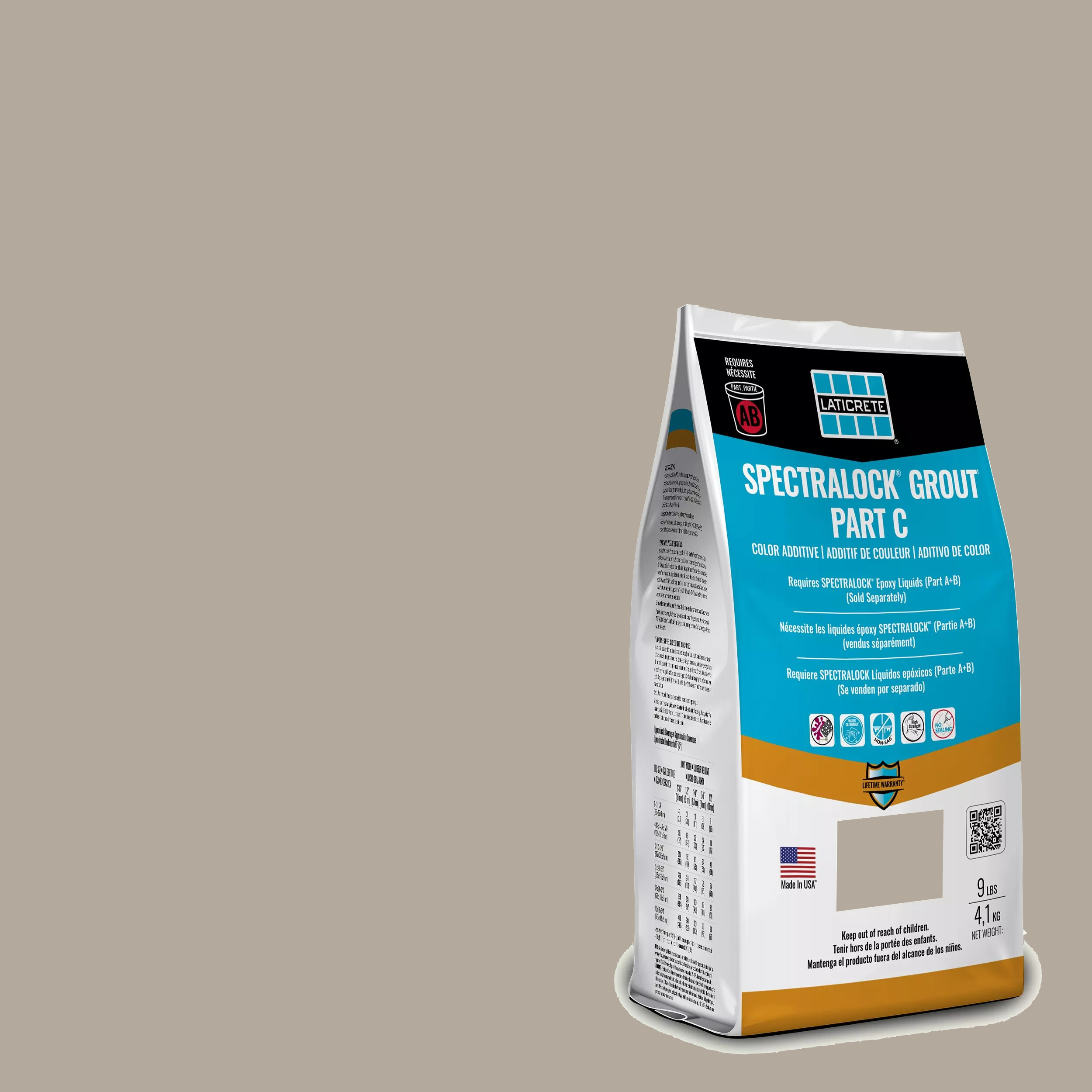Spectralock Pro Premium Grout Part C Colored Powder #27 Hemp 9 lb
