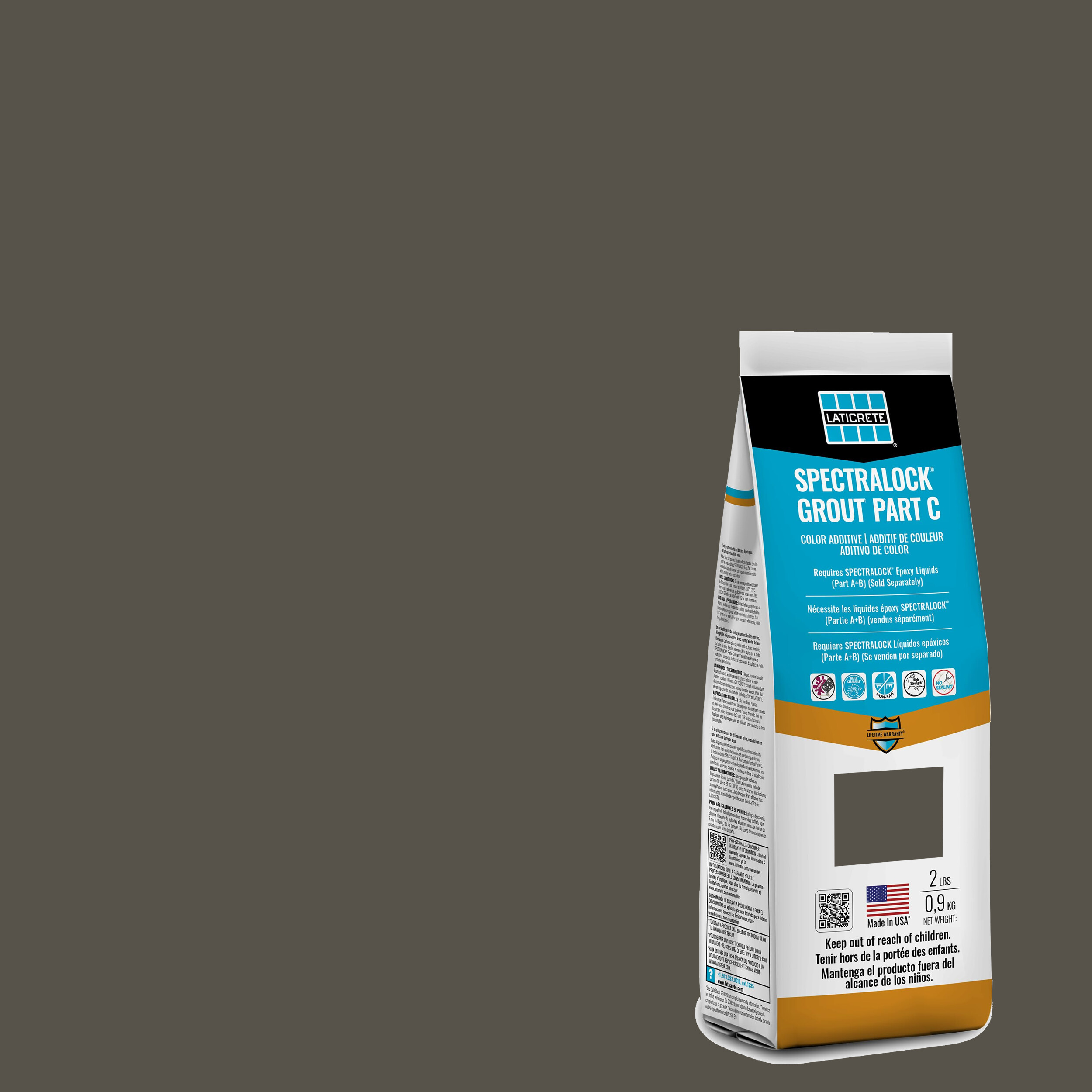 Spectralock Pro Premium Grout Part C Colored Powder #35 Mocha 2 lb