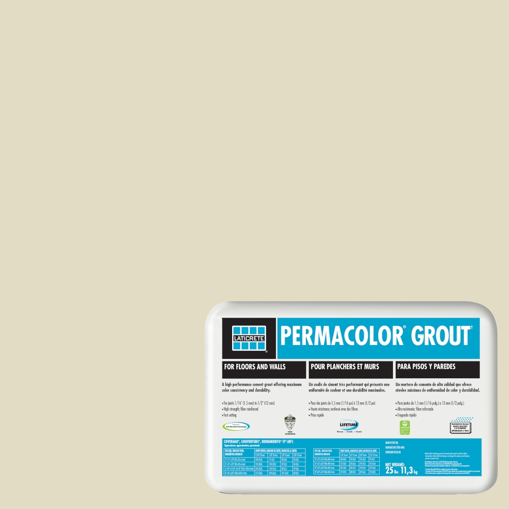 23 Antique White Permacolor Grout (8 lbs) 23 Antique White Permacolor Grout (8 lbs)