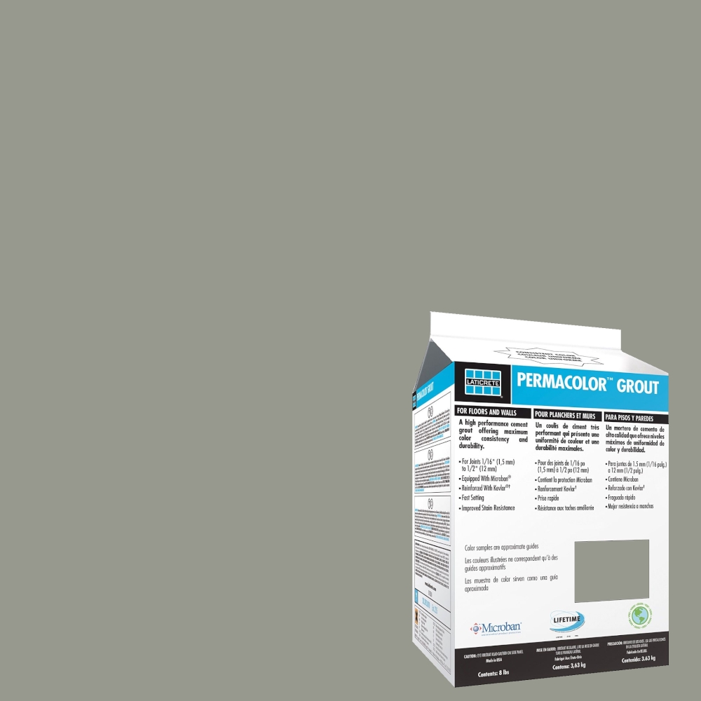 24 Natural Gray Permacolor Grout (8 lbs) 24 Natural Gray Permacolor Grout (8 lbs)