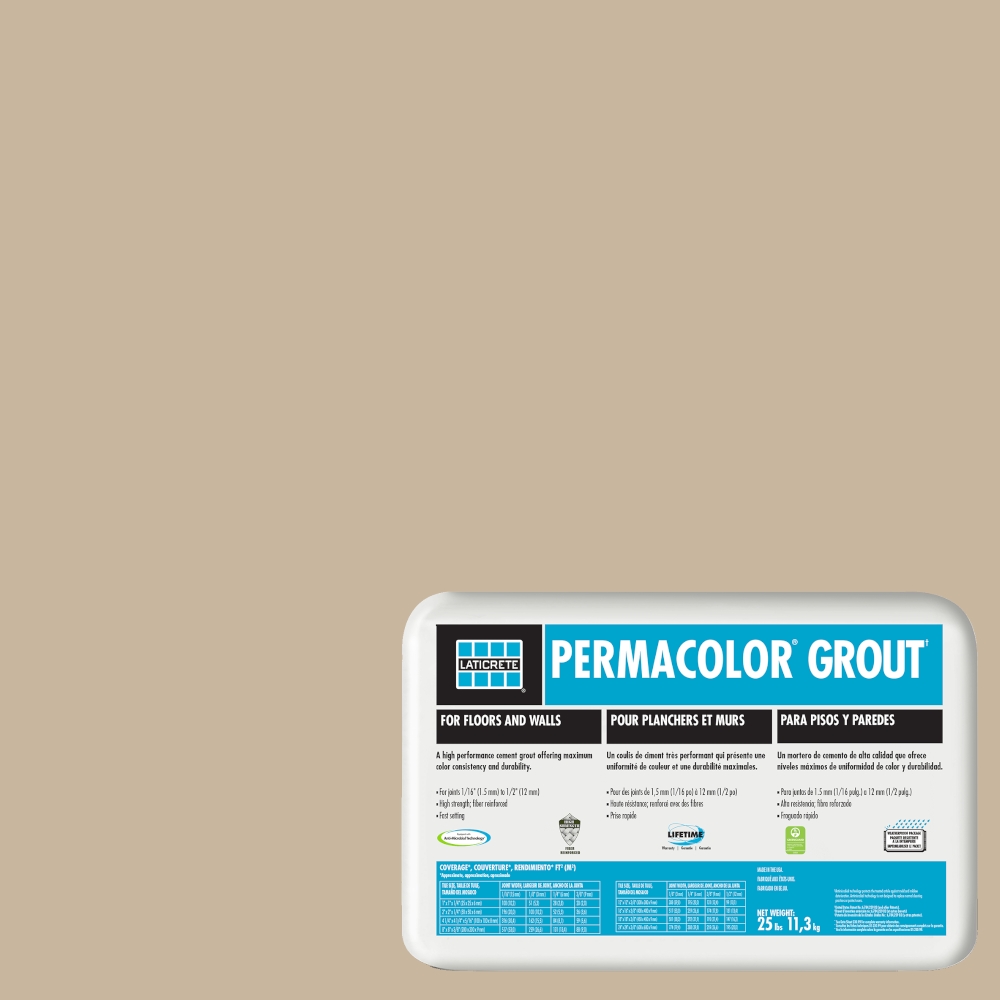 Laticrete Permacolor Grout 61 Parchment 25 lb FloorBox