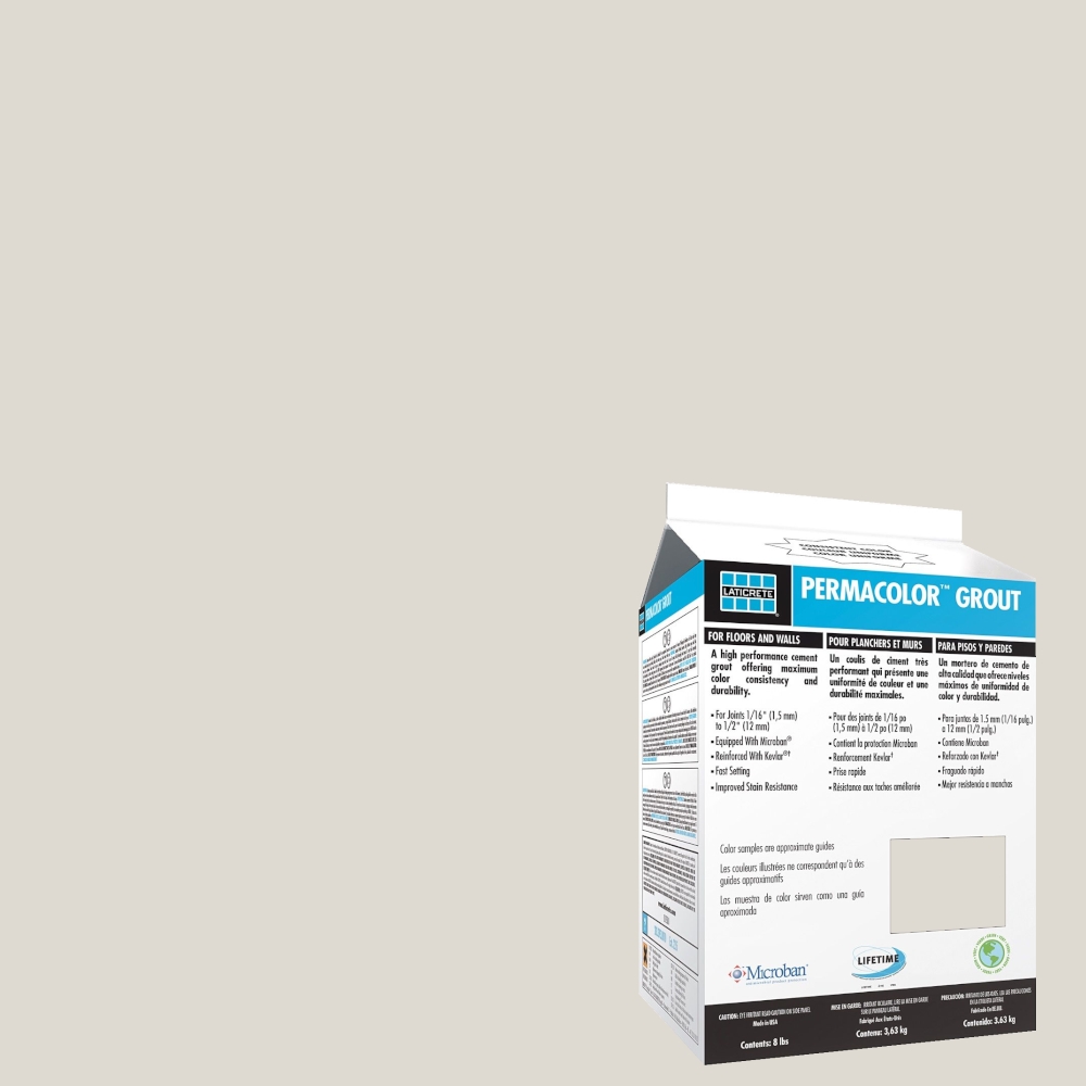 90 Light Pewter Permacolor Grout (8 lbs) 90 Light Pewter Permacolor Grout (8 lbs)