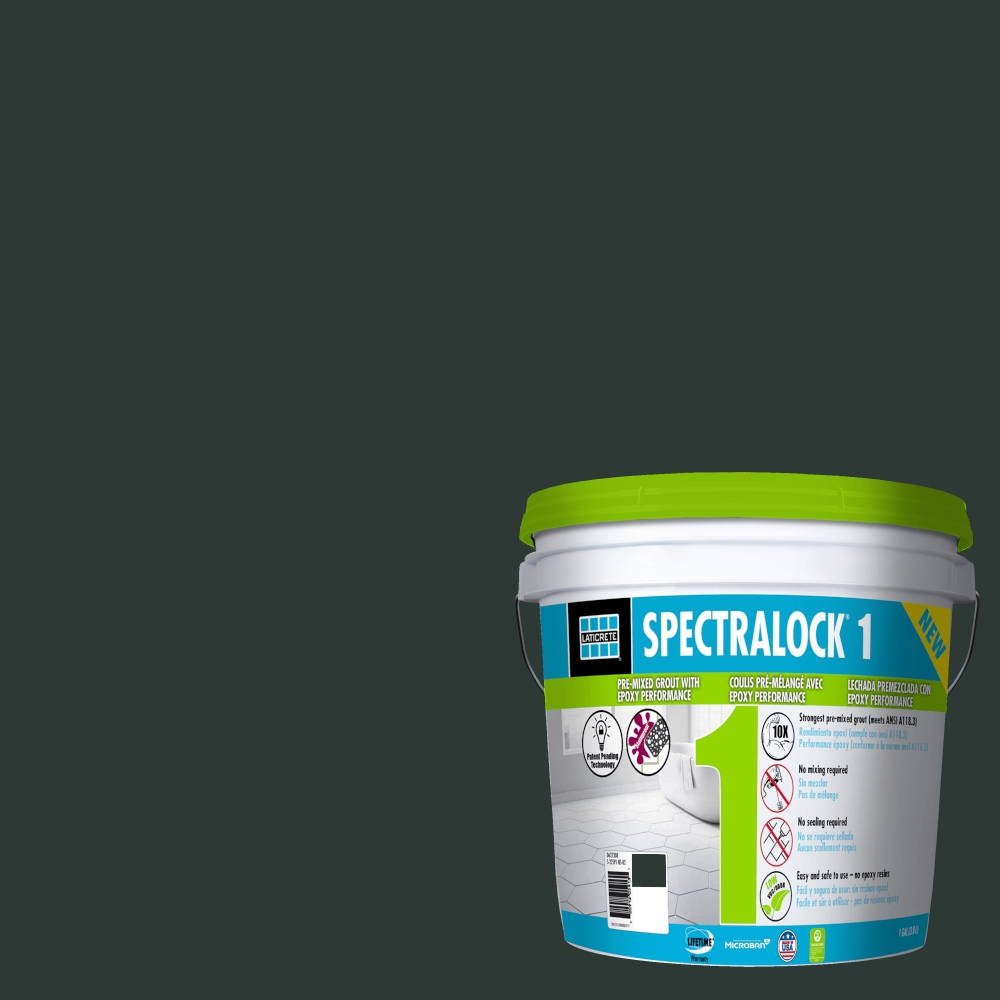 Spectralock One Pre-mixed grout #22 Midnight Black 1 gal