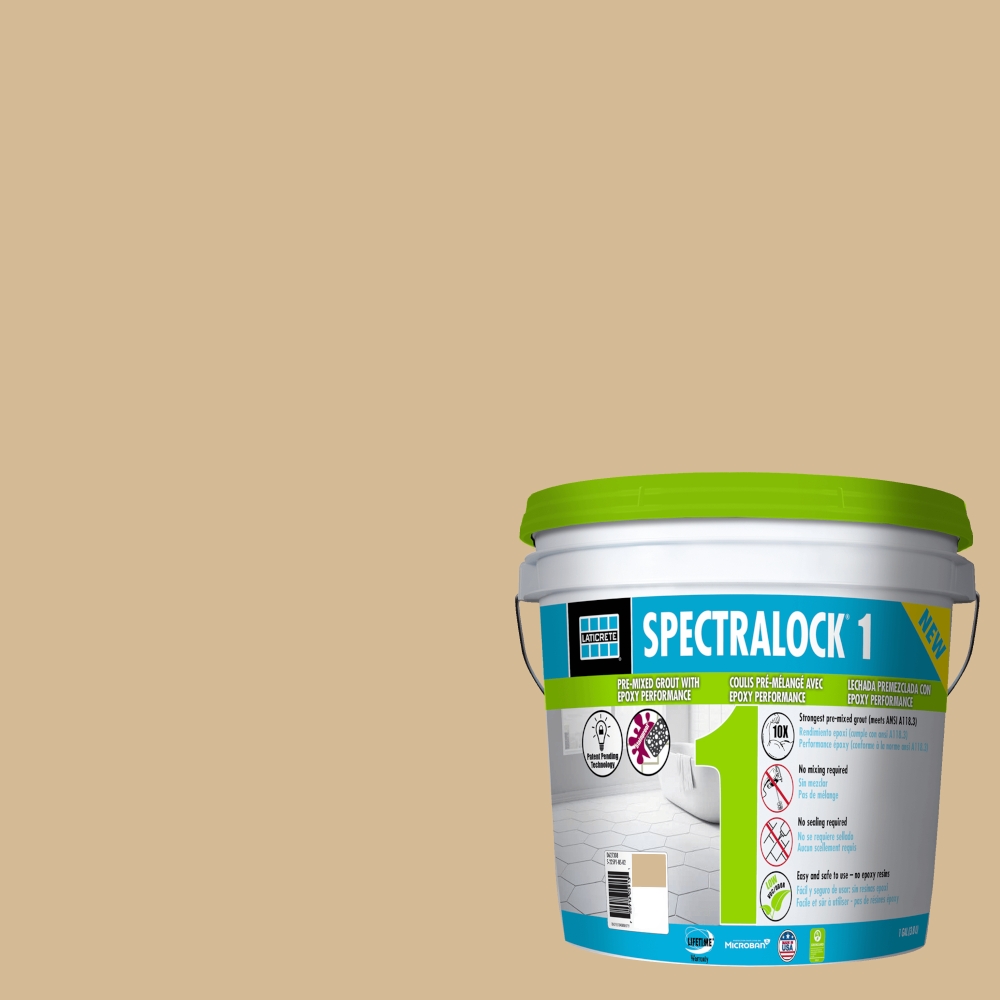 Spectralock One Pre-mixed grout #52 Toasted Almond 1 gal