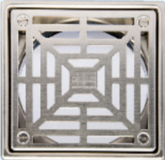 Hydro Ban Brushed Stainless Bonding Flange PVC 4" x 4"