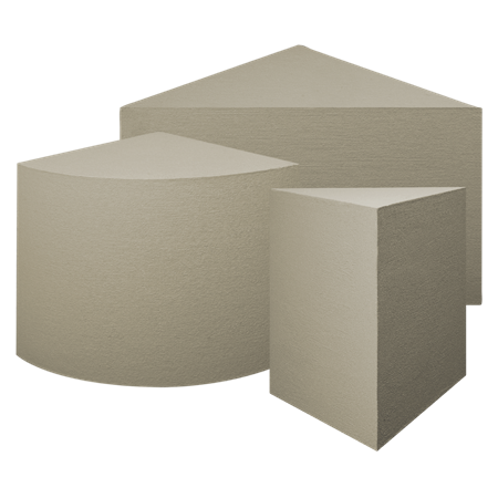 Hydro Ban Preformed Seat Convex 16" x 16"