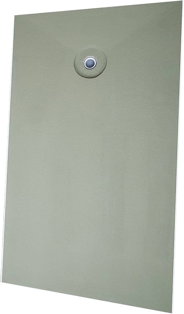 Hydro Ban Bac de douche pré-pliée avec drain décentré ABS 38" x 66"