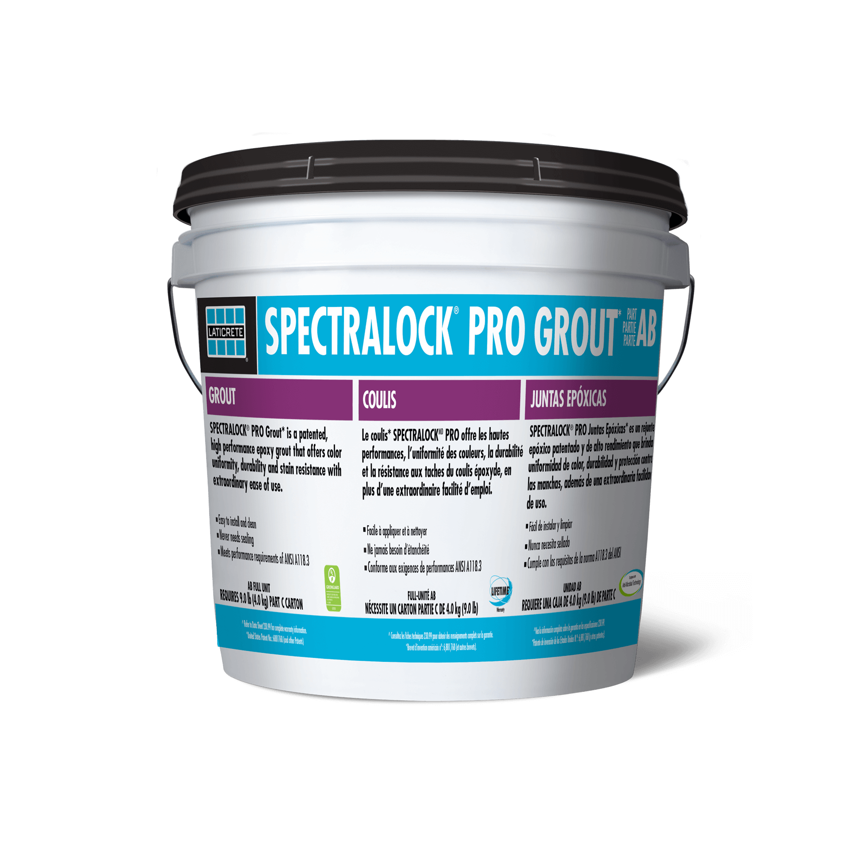 Spectralock Pro Premium Translucent Grout Full Unit (Parts A+B+G)